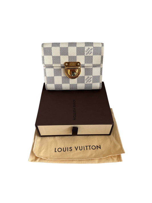 Louis Vuitton Damier Azur Canvas Koala Wallet 2007