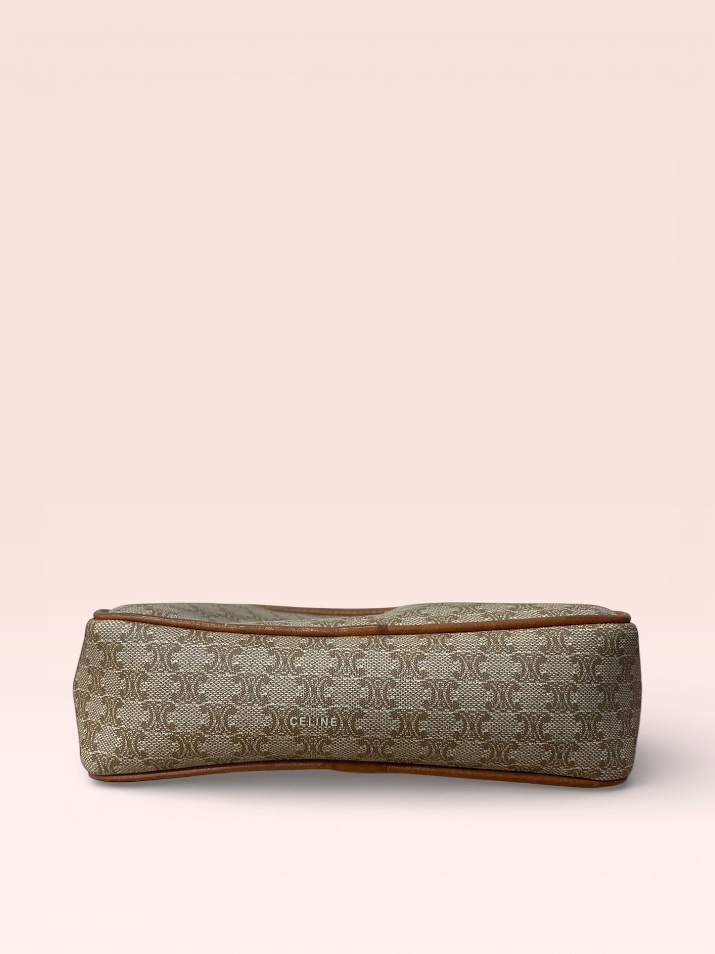 Céline Coated Canvas Macadam Toiletry / Cosmetic Pouch